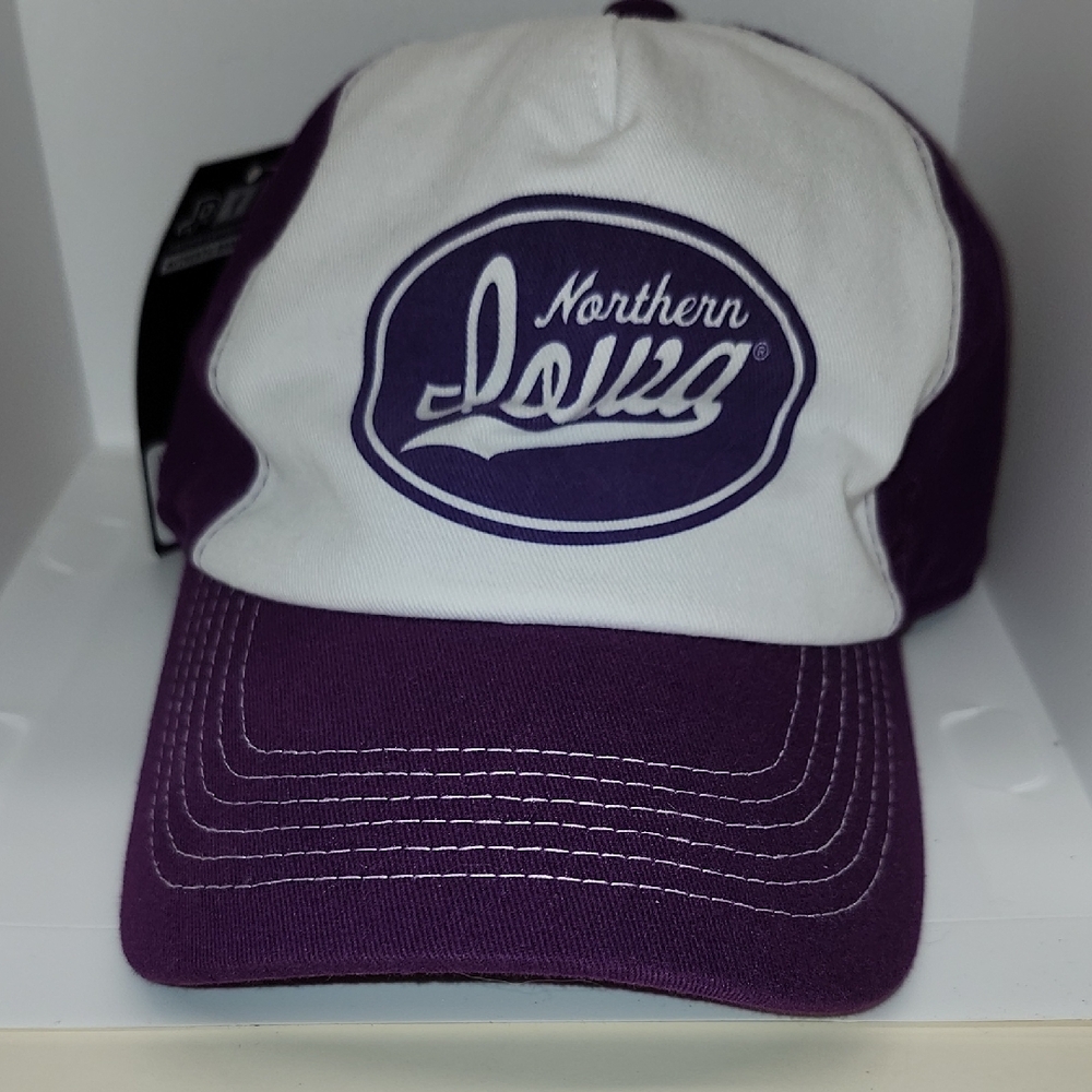Authentic Purple and White Northern Iowa Cap